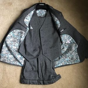 Boys Grey Isaac Mizrahi Suit